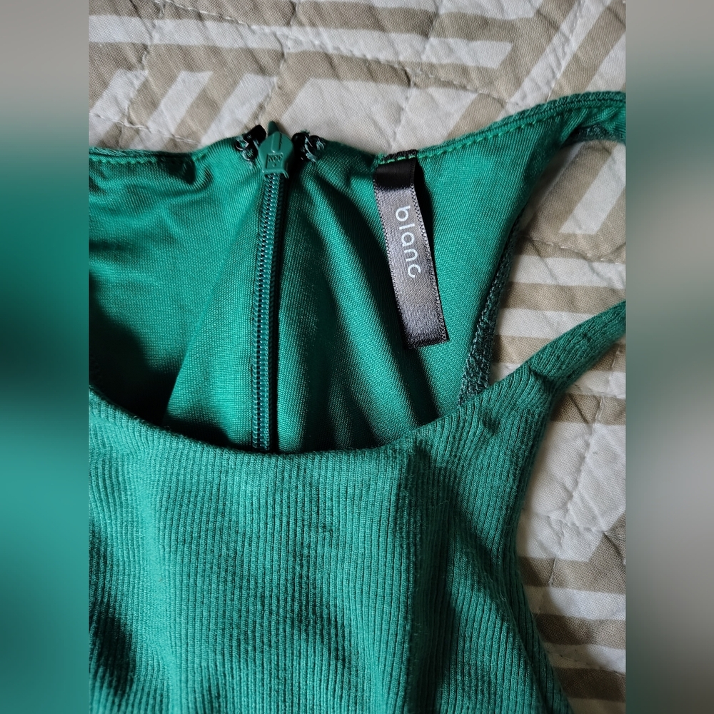 Backless Halter Ruched Green Dress - Picture 6 of 6